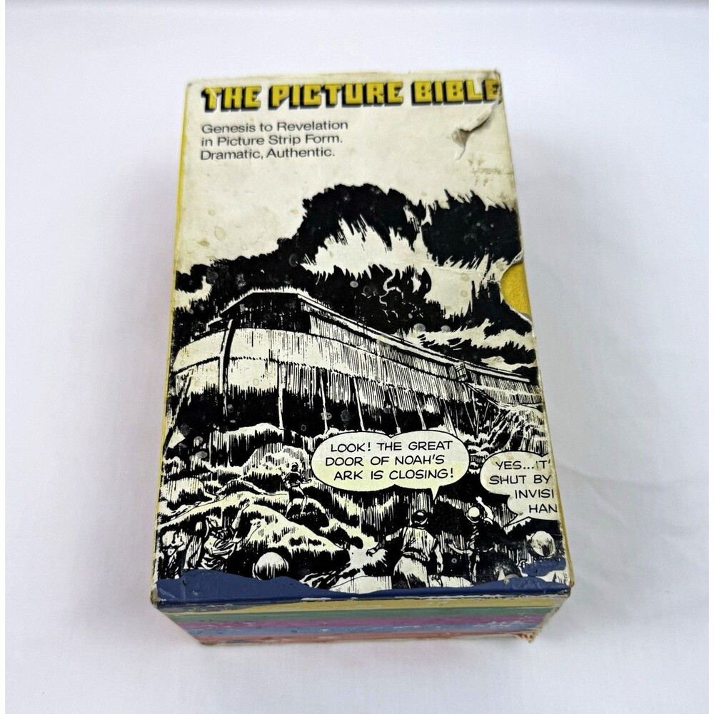 Vintage The Picture Bible 6-Volume Boxed Set Comic Strip Format